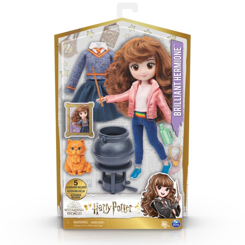SPIN MASTER - Harry Potter Hermione păpușă de modă cu accesorii 20Cm