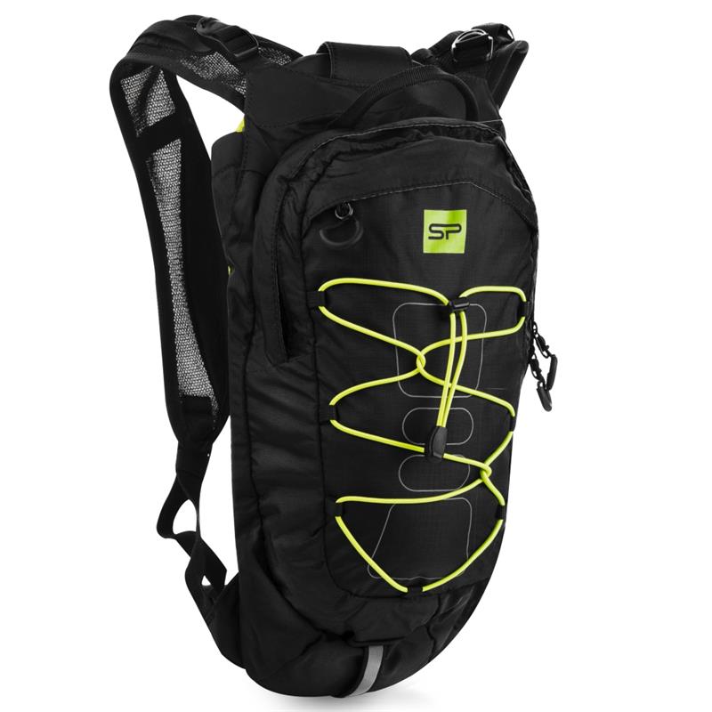 SPOKEY - Rucsac pentru ciclism și alergare DEW 15 l, accesorii negru-galben-verde