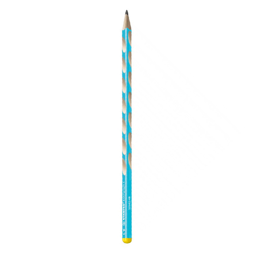 STABILO - Creion grafit EASYgraph S pentru stângaci - albastru deschis