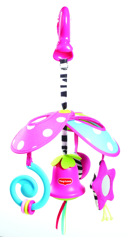 TINY LOVE - Mini carusel de călătorie Princess, 0m+