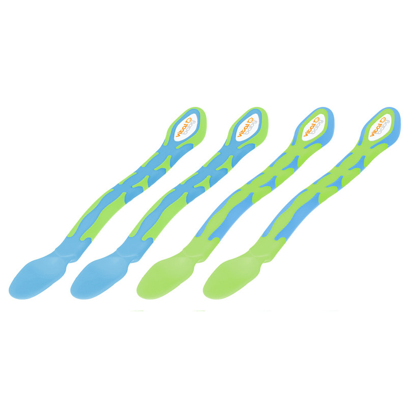 VITAL BABY - Prima lingură a mamei - 4 buc - Albastru-verde