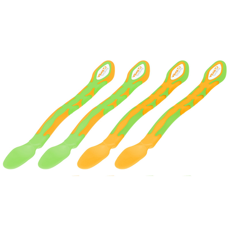VITAL BABY - Prima lingură a mamei - 4buc - portocaliu - verde