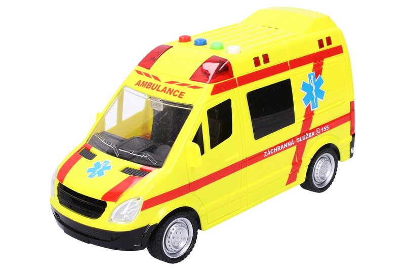 WIKY - Ambulan?ă, ma?ină galbenă cu efecte