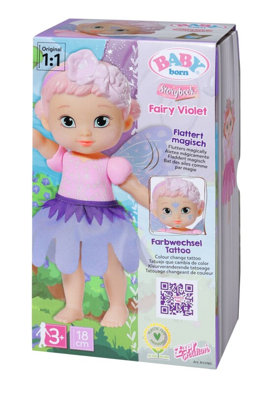 ZAPF - BABY born Storybook Violet Fairy, 18 cm